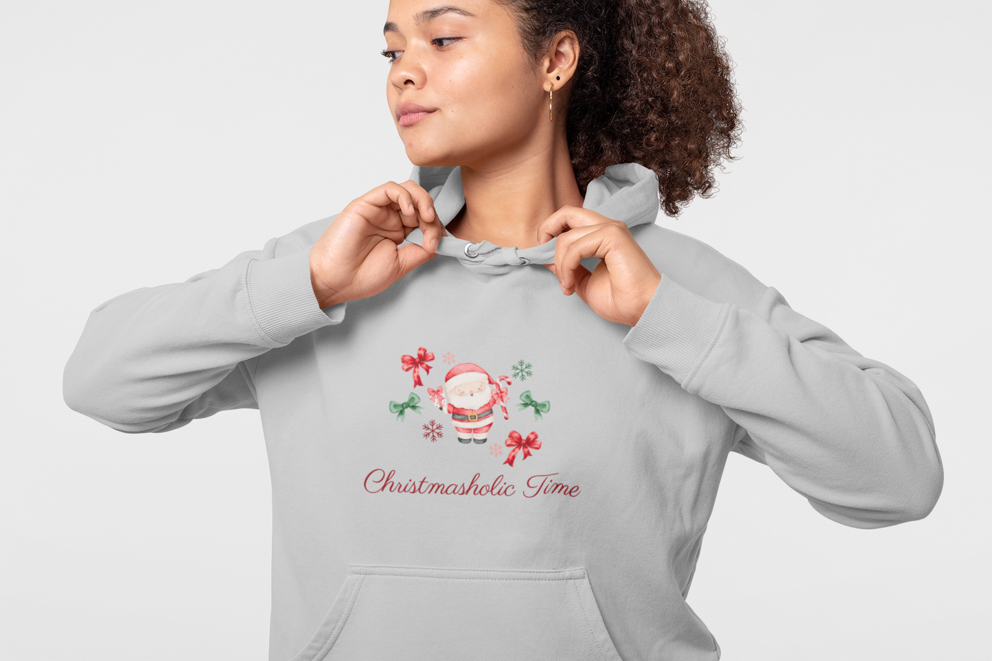 Cozy Christmas Watercolor Hoodie